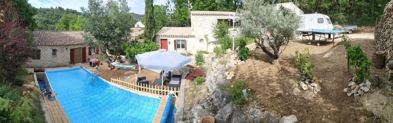 Appartamento L'Establoun Saint-Martin-de-Brômes Esterno foto